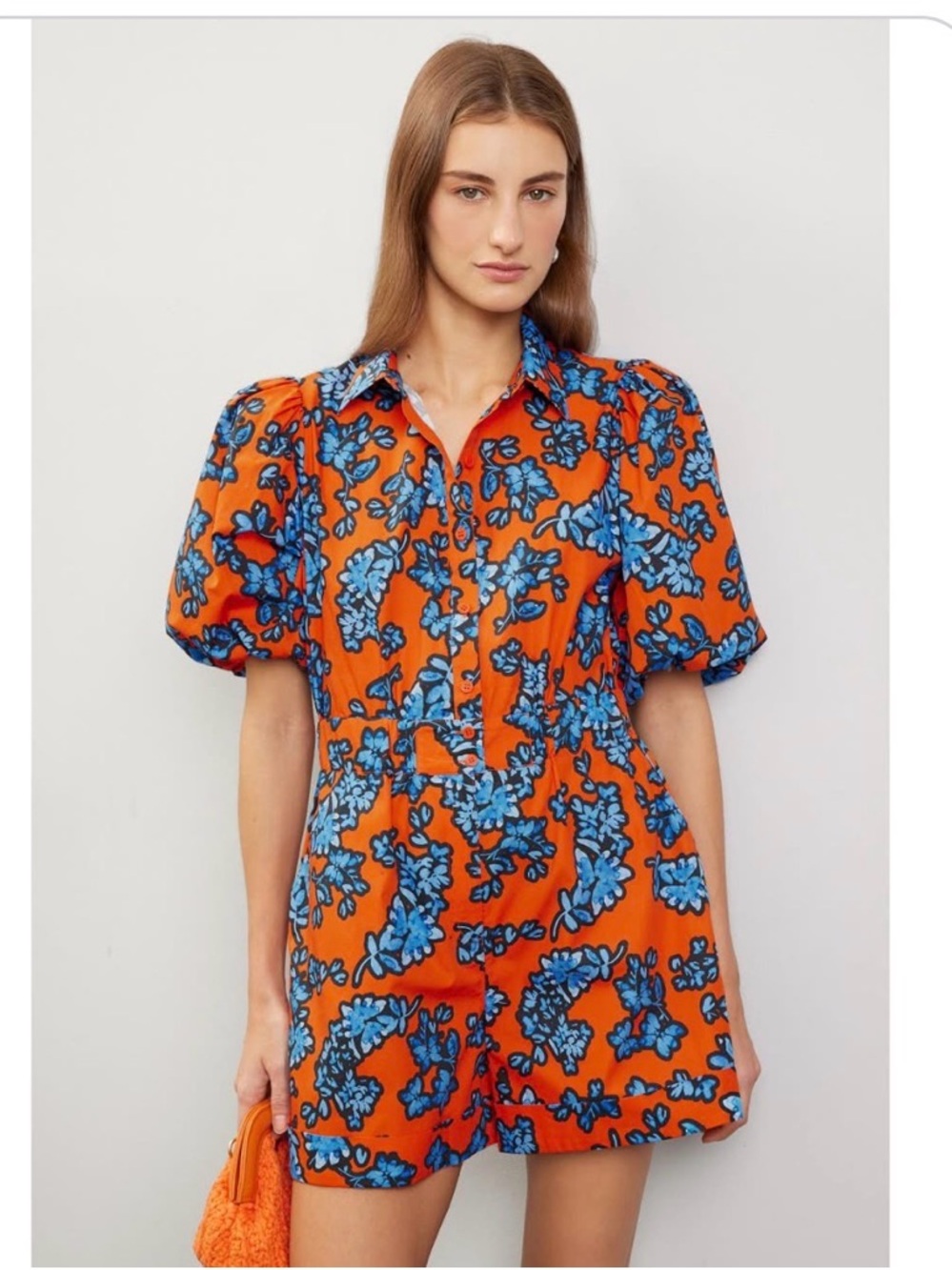 HUNTER BELL Pia Cherry Bloom Print Romper